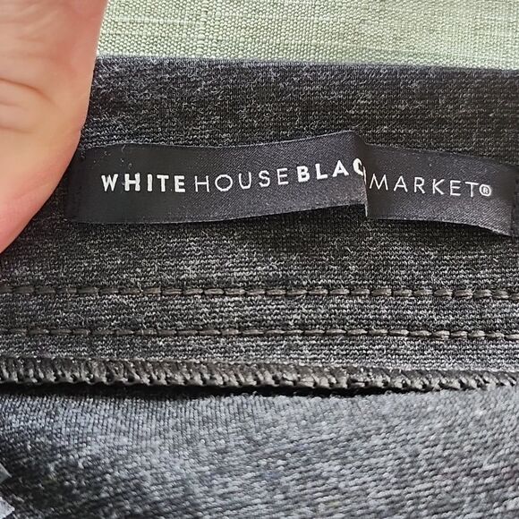 White House Black Market The Legging, Charcoal Gray, Side Zipper, 8 - Picture 7 of 9